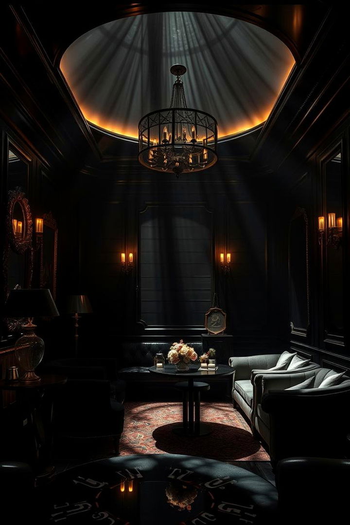 Lighting Magic Mastery - 22 Black Room Ideas