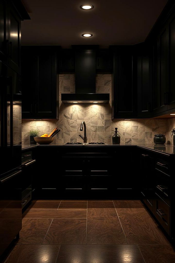 Lighting Mastery - 22 Kitchens With Black Cabinets