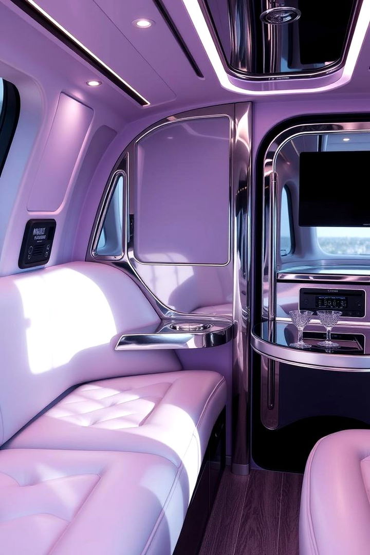 Lilac and Silver Accents - 22 Lilac Bedroom Ideas