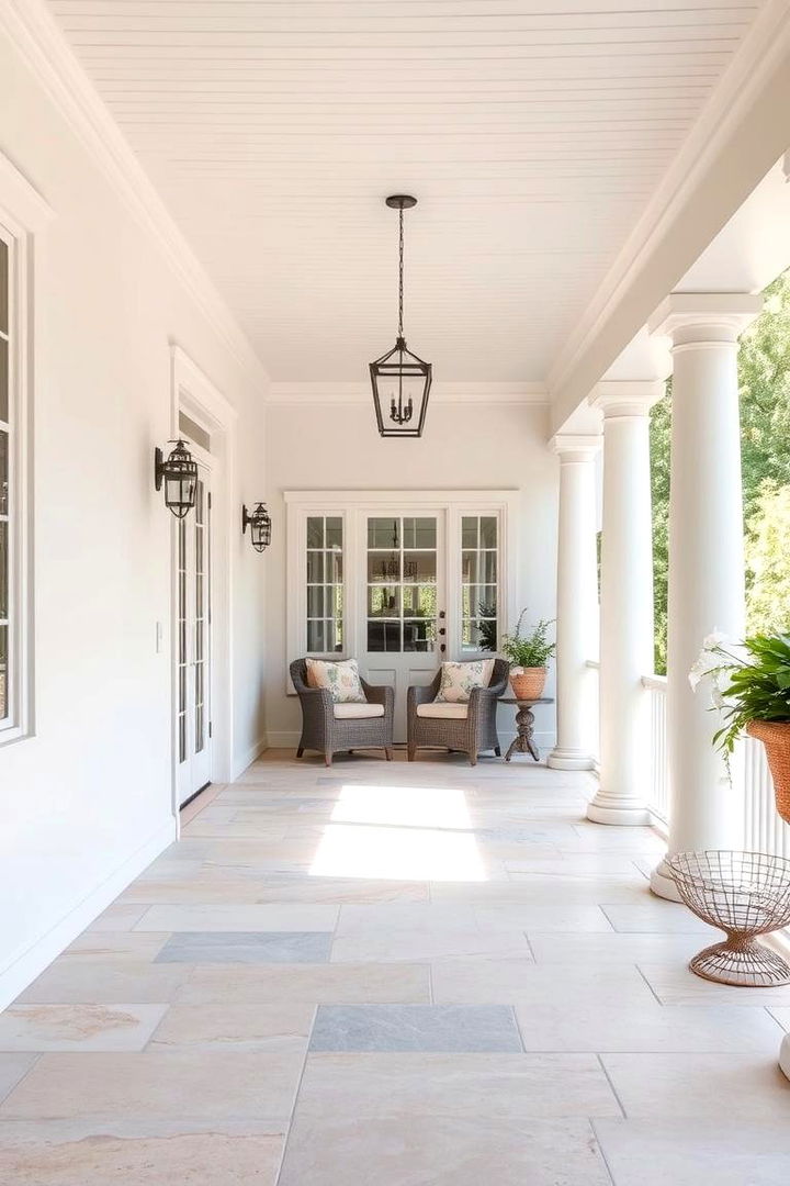 Limestone Flooring - 22 Porch Flooring Options