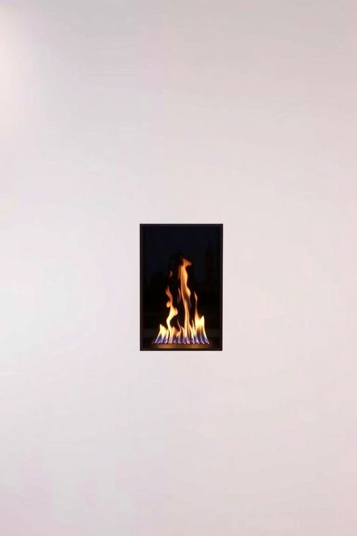 Linear Gas Fireplace Feature - 22 Modern Fireplace Ideas