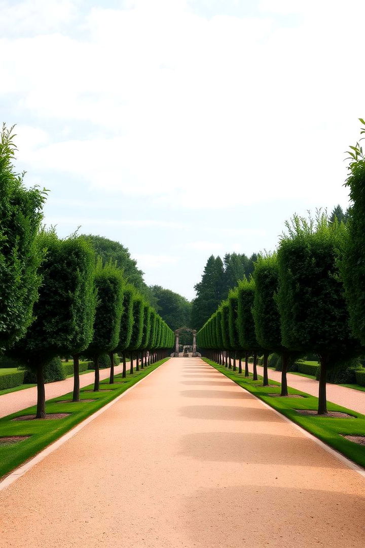 Lined Tree Avenues - 22 Formal Garden Ideas