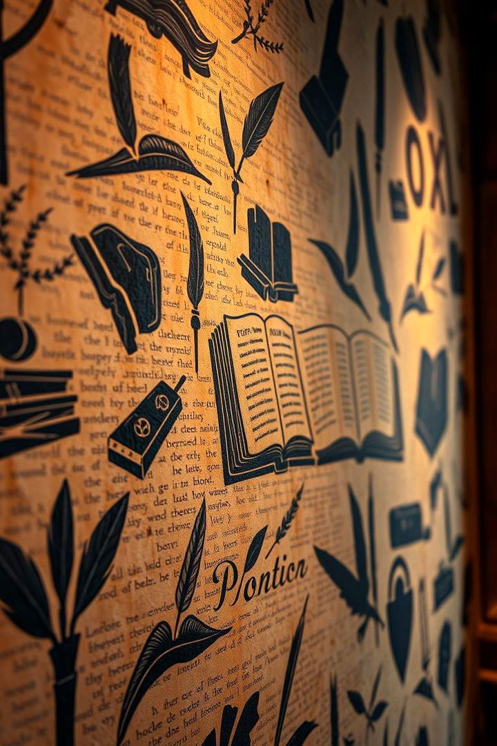 Literary Classics Mural - 22 School Mural Ideas