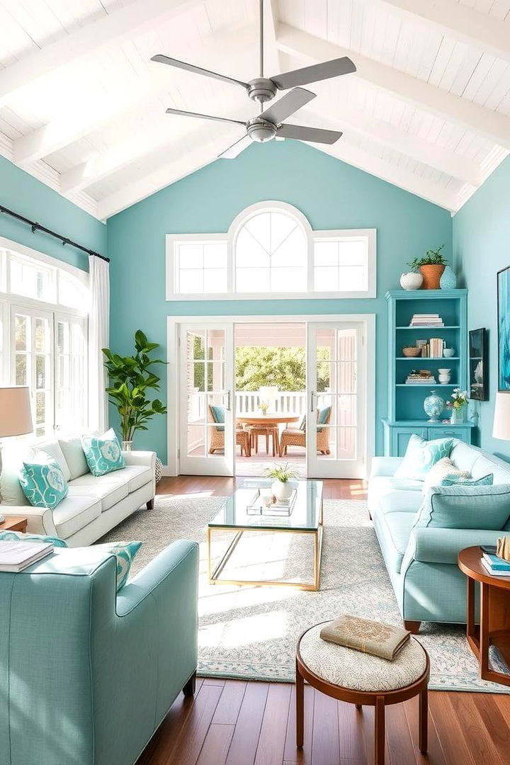 Lively Turquoise - 22 Mexican Interior Paint Colors