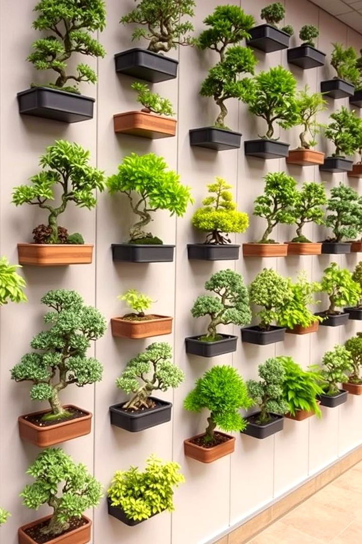 Living Bonsai Walls - 22 Bonsai Garden Ideas