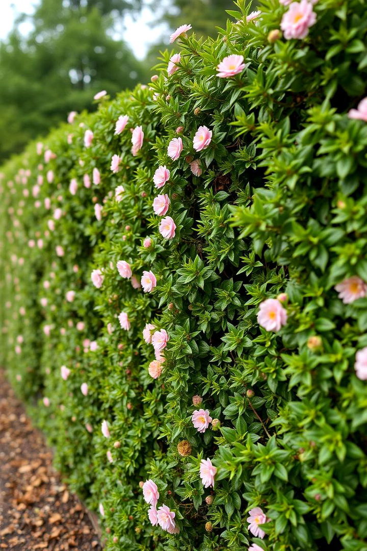 Living Green Hedge Fence - 22 Small Garden Fence Ideas