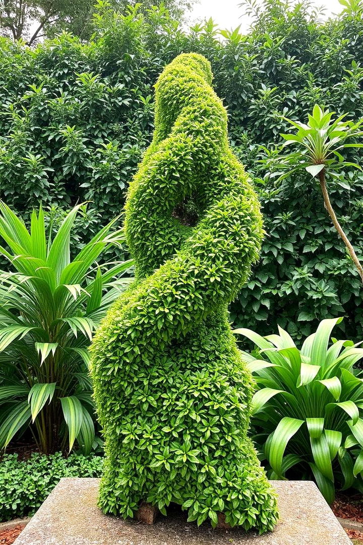 Living Plant Sculptures - 22 Garden Art Ideas