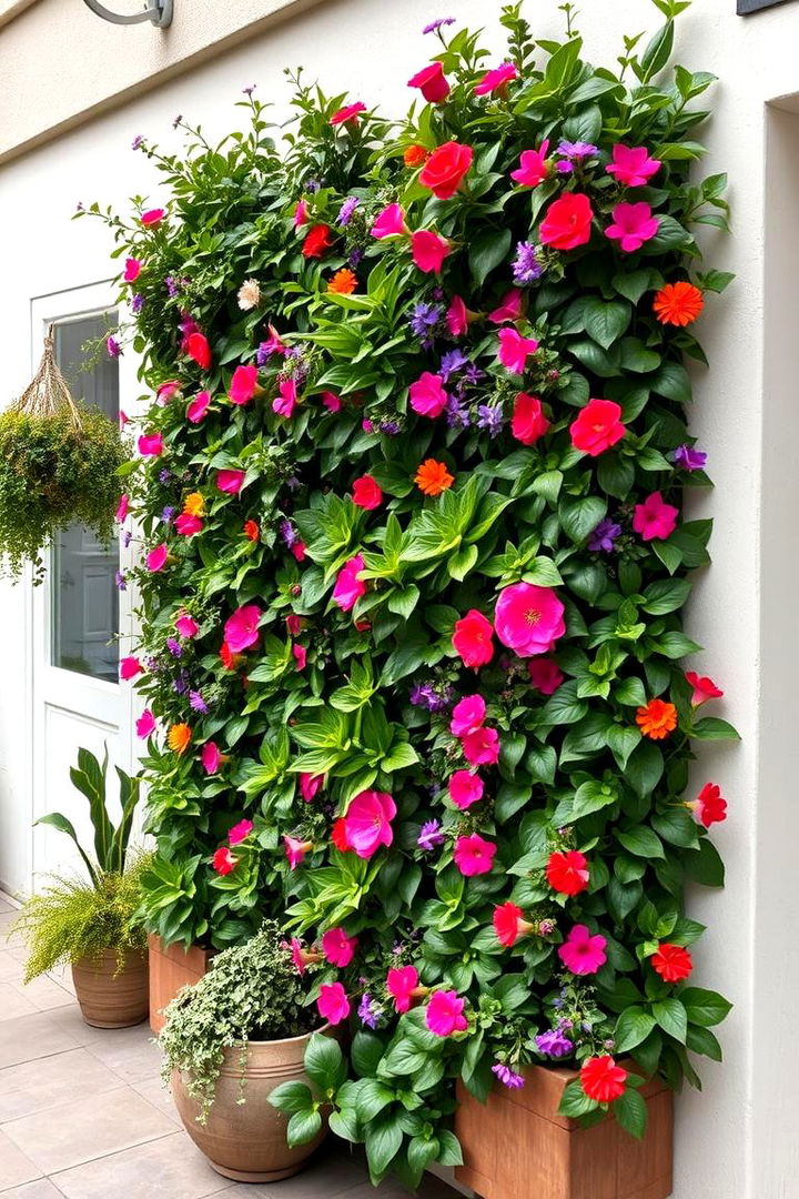 Living Walls and Vertical Gardens - 22 Boho House Exterior Ideas