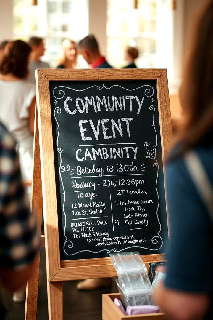 Local Event Chalkboard Invitations - 22 Chalkboard Ideas