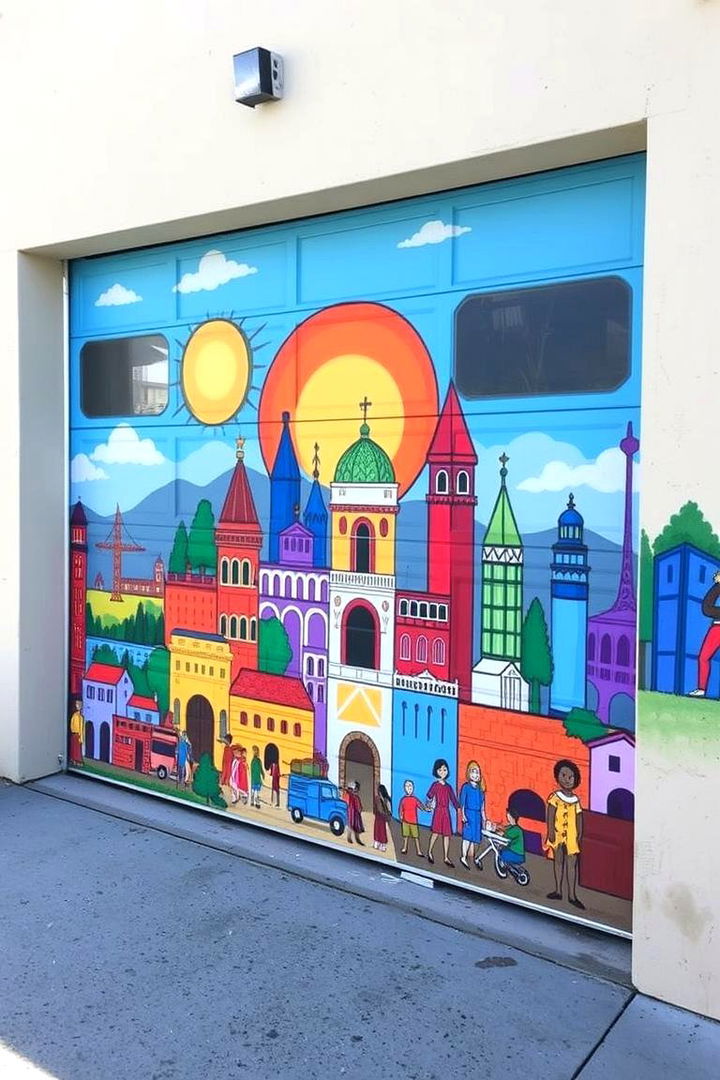 Local Heritage and Community Murals - 22 Garage Door Murals