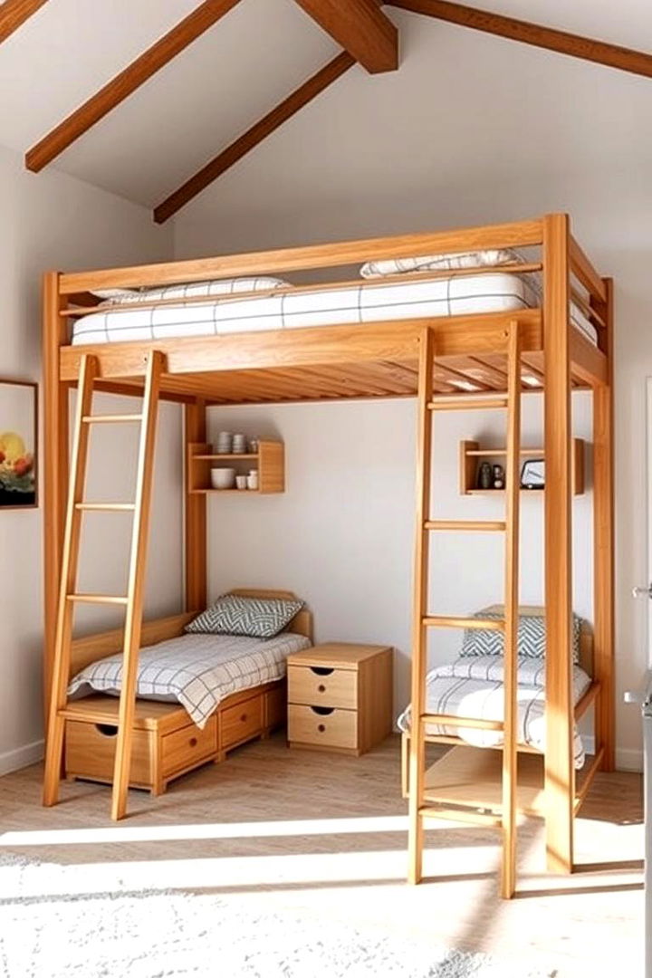 Loft Bed Storage Ideas - 22 Comforter Storage Ideas