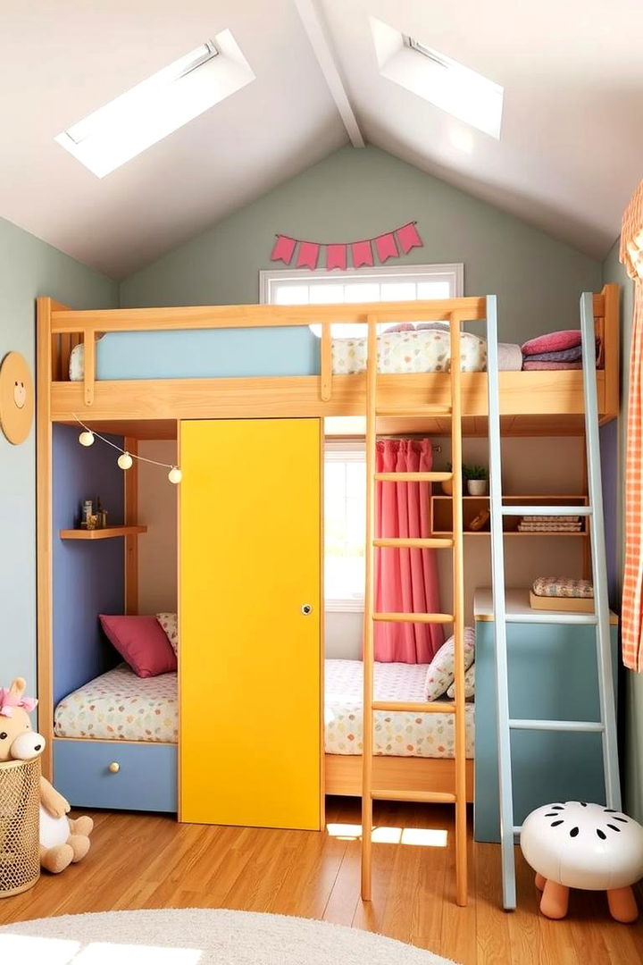 Loft Bed with Child Friendly Design - 22 Loft Bed Ideas