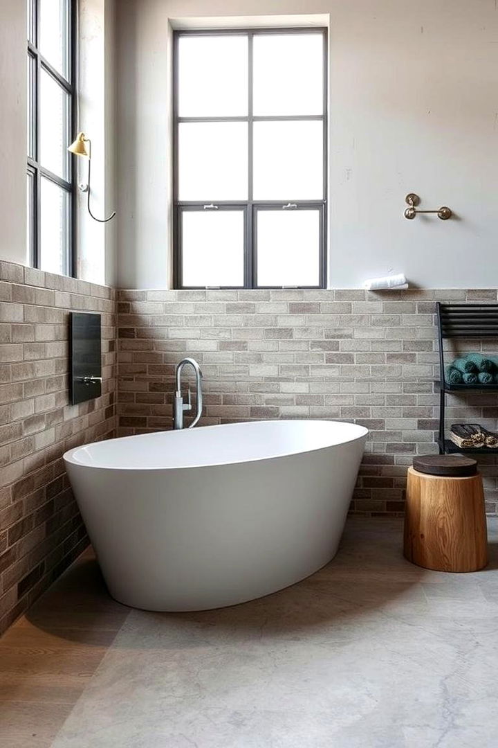 Loft Style Bathtub Concepts for Urban Luxury - 22 Industrial Bathroom Ideas