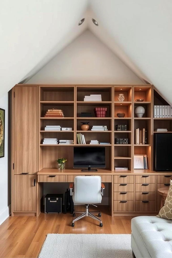 Loft with Custom Storage - 22 Loft Ideas