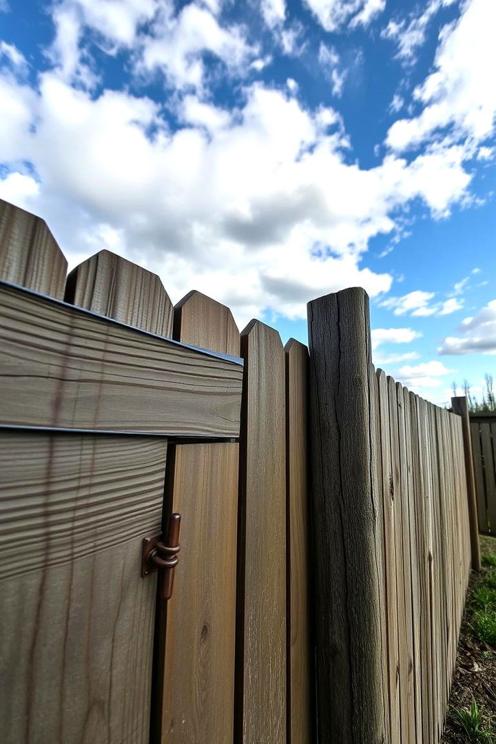 Longevity and Weather Resistance - 22 Metal and Wood Fence