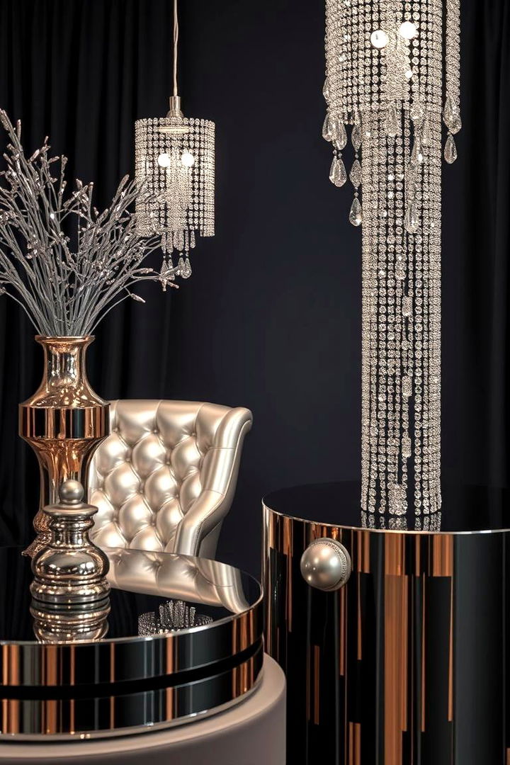 Looking to Add a Touch of Glamour - 22 Contrasting Living Rooms With Dark Grey Walls