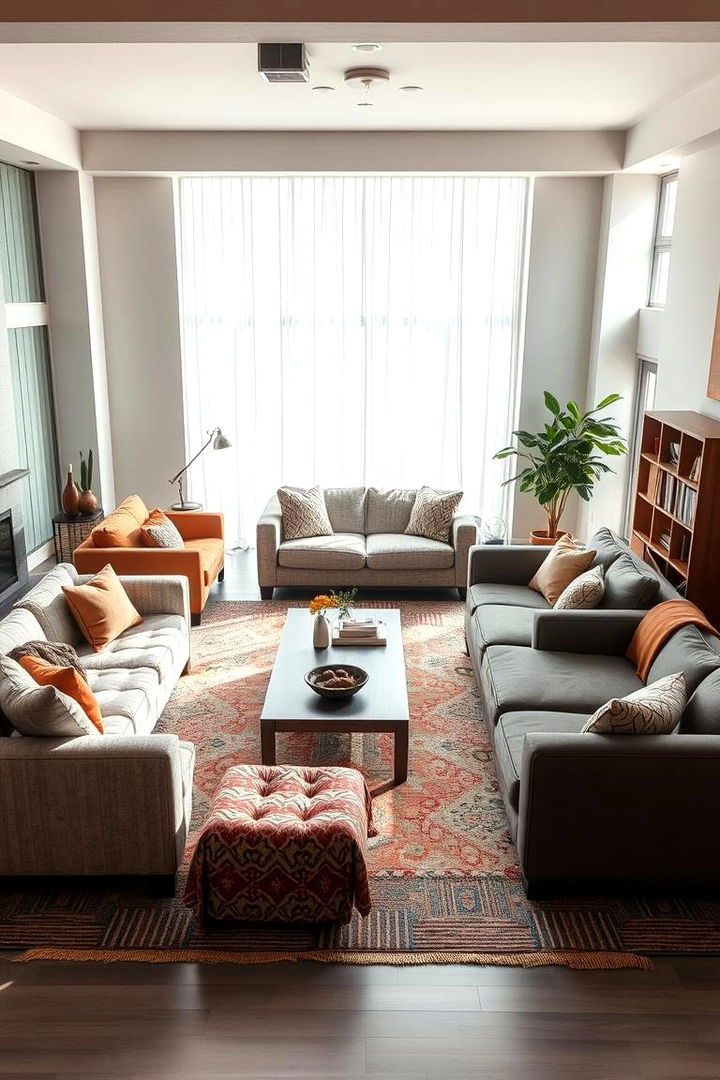 Lounge and Leisure Zones - 22 Mismatched Sofas in Living Room Ideas