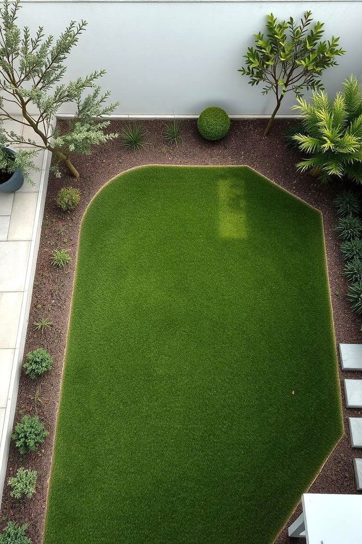 Low Growth Turf to Minimize Mowing - 22 Backyard Turf Ideas