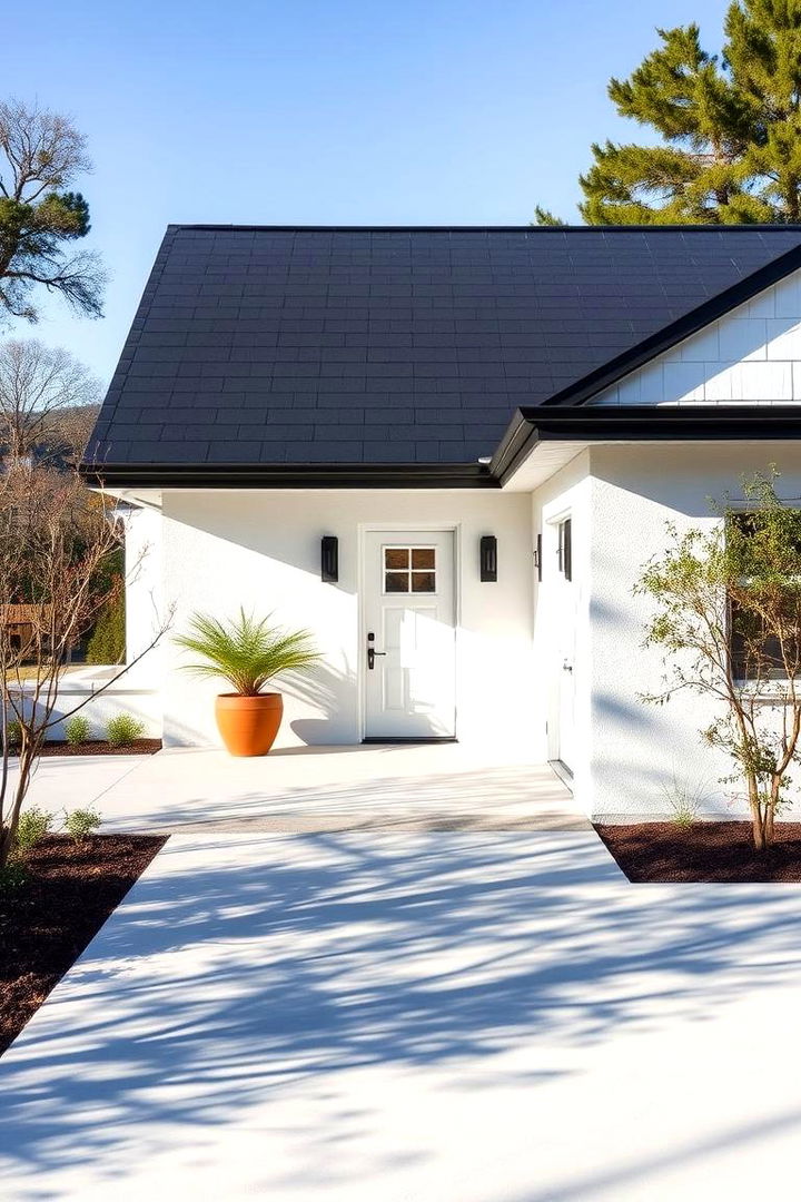 Low Maintenance Advantages - 22 houses with black roofs