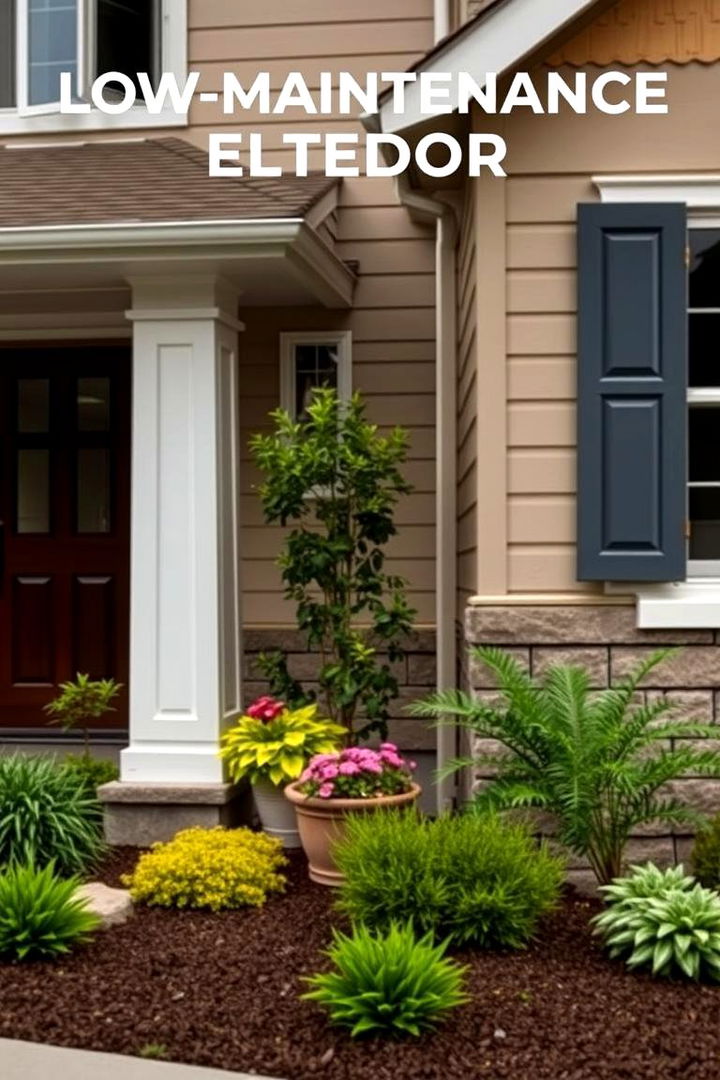 Low Maintenance Exterior Designs - 22 Curb Appeal Inspiration for Ranch Homes