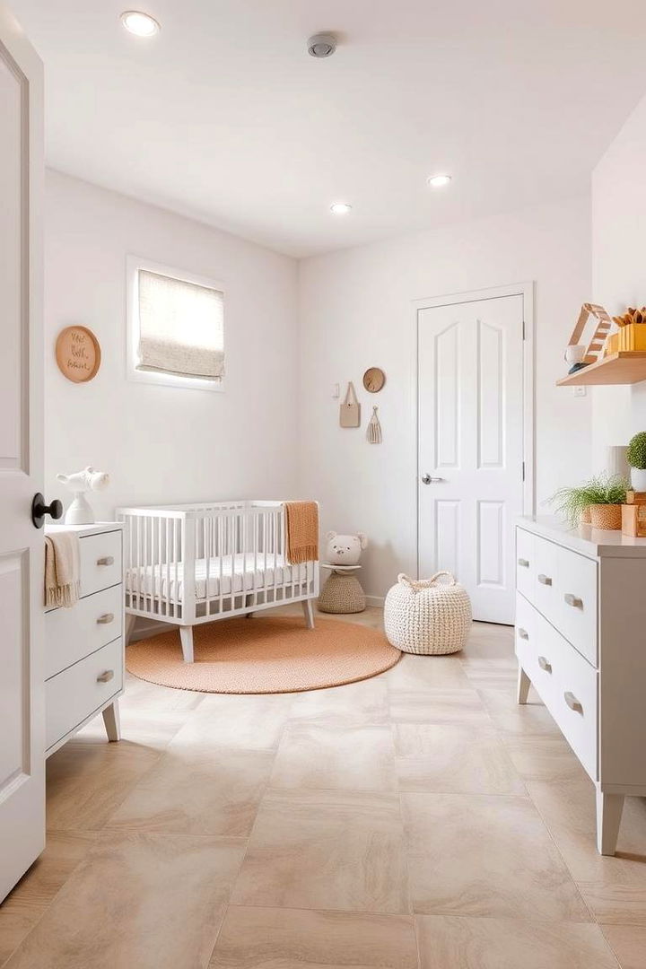 Low Maintenance Flooring - 22 Neutral Nursery Ideas