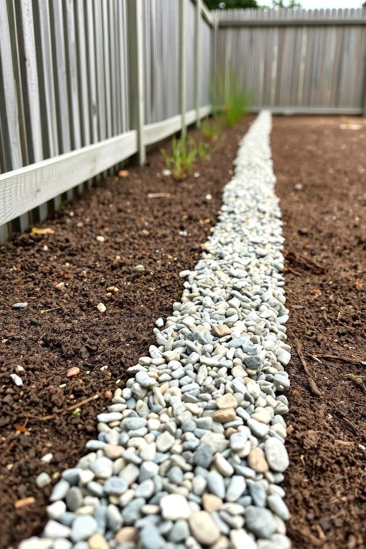 Low Maintenance Gravel Border Raised Bed - 22 Raised Garden Bed Along Fence Ideas