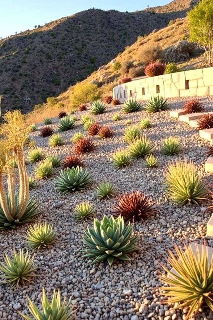 Low Maintenance Succulent Haven - 22 Hillside Terraced Garden Ideas