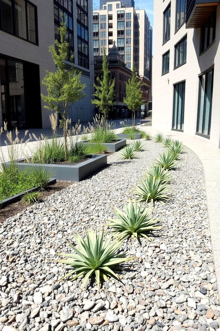 Low Maintenance Urban Gravel Garden - 22 Gravel Garden Ideas