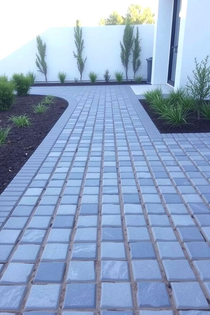 Low Maintenance Walkways - 22 Cobble Stone Walkway Ideas