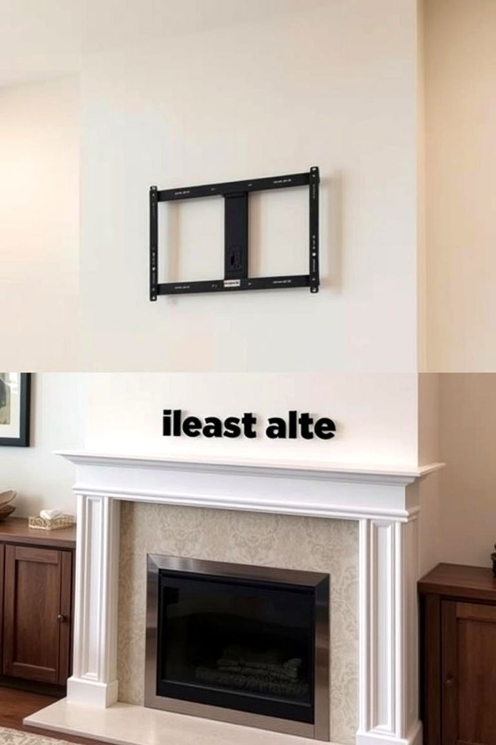 Low Profile Mountings - 22 Tv Over Fireplace Ideas