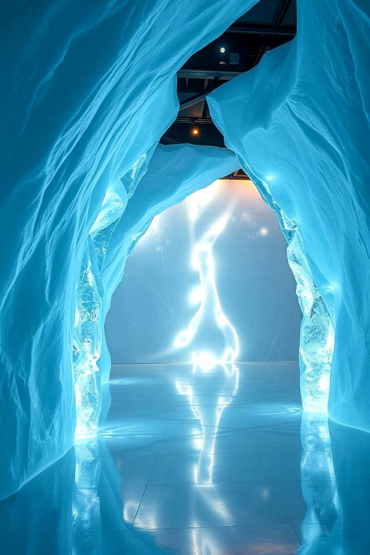 Luminous Ice Effects - 22 frozen room decor ideas