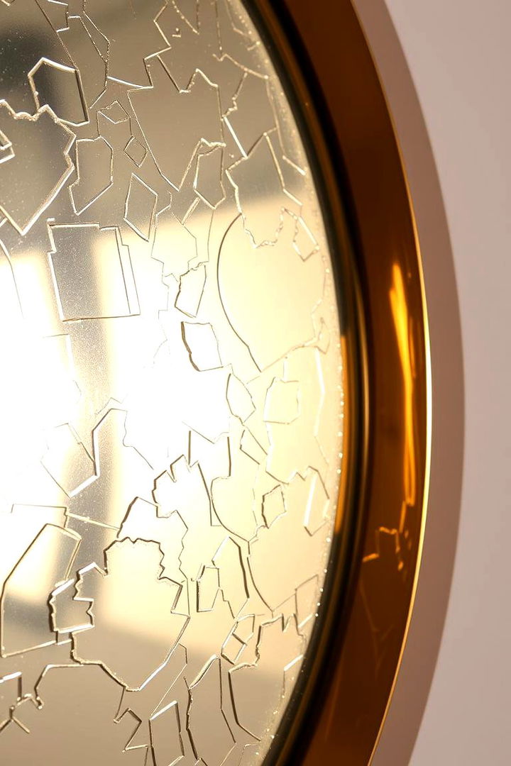 Luminous Metallic Mirror Painting - 22 Mirror Painting Ideas