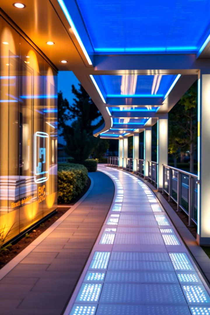 Luminous Night Walkways - 22 Front Walkway Ideas