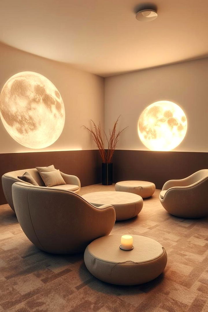 Lunar Inspired Furniture - 22 Space-themed Room Ideas