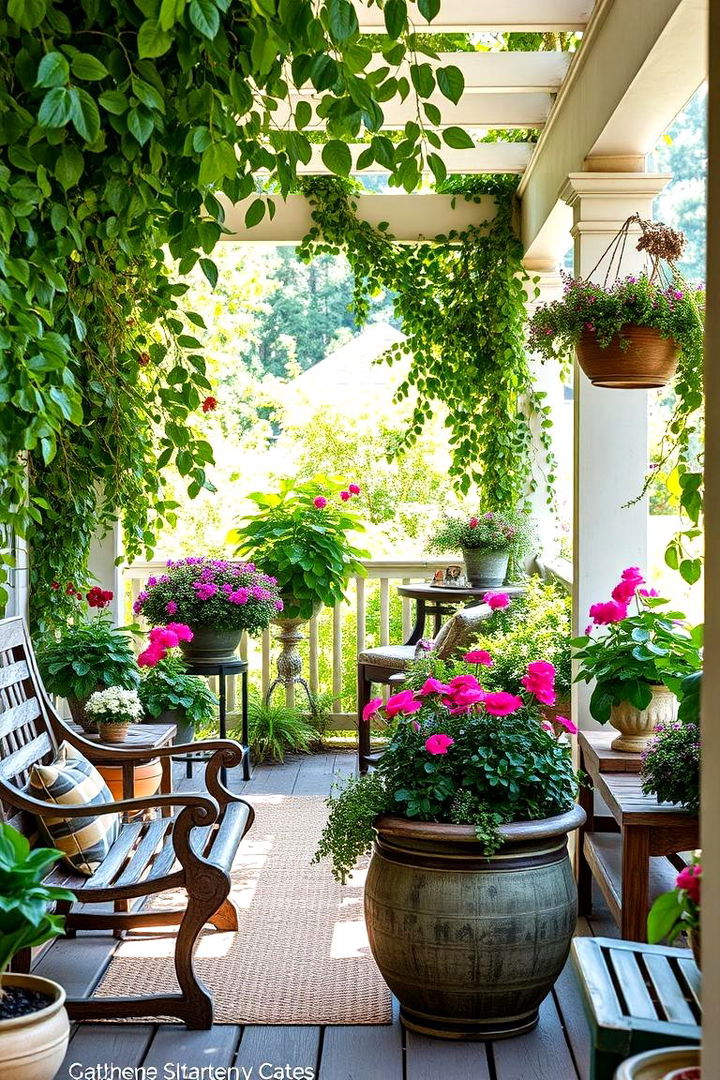 Lush Garden Integration - 22 Large Front Porch Ideas