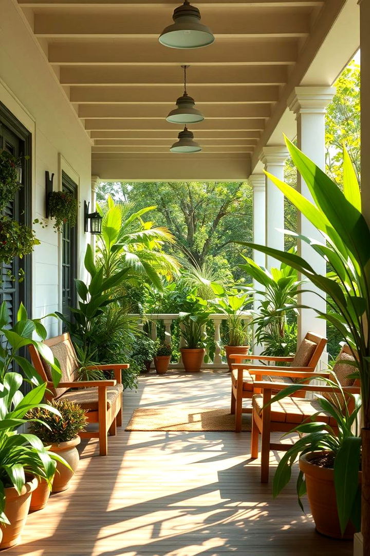 Lush Green Environments - 22 Raised Ranch Front Porch Ideas