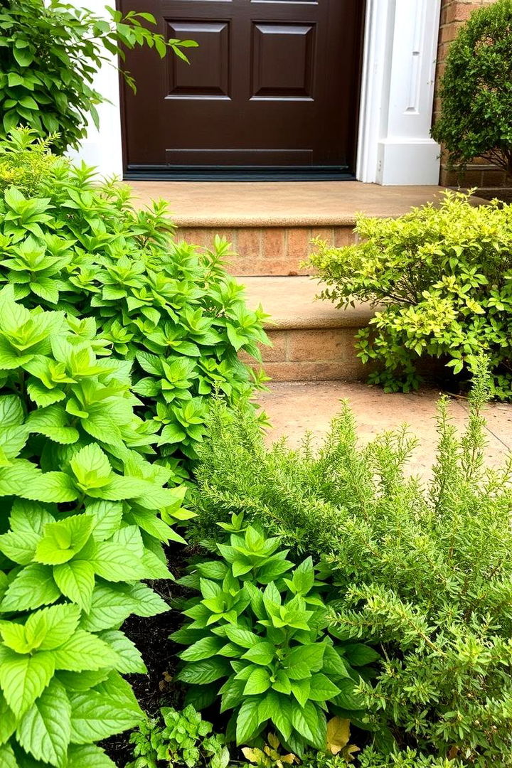 Lush Green Steps - 22 Front Step Ideas