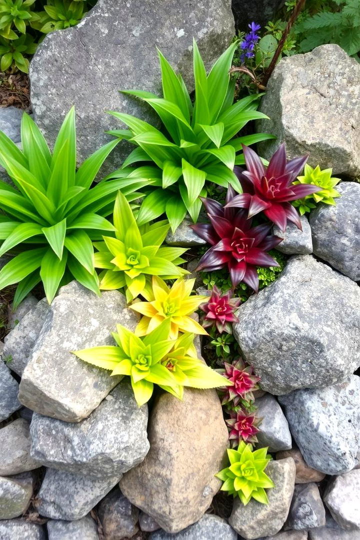Lush Greenery and Rock Fusion Garden - 22 Rock Garden Ideas
