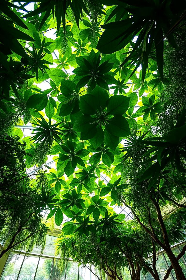 Lush Indoor Canopy - 22 Green Ceiling Ideas