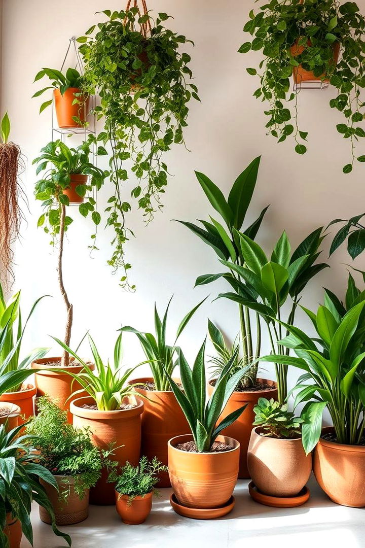 Lush Indoor Greenery - 22 Mediterranean Interior Design Ideas