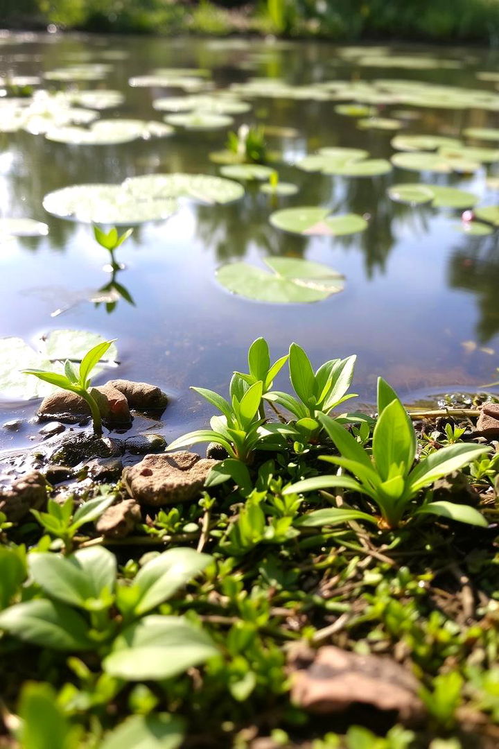 Lush Living Plant Borders - 22 Pond Edging Ideas