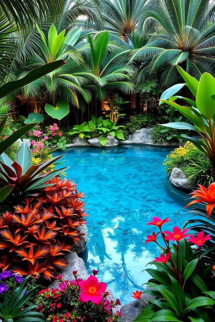 Lush Plant Surround Scapes - 22 Lagoon Pool Design Ideas