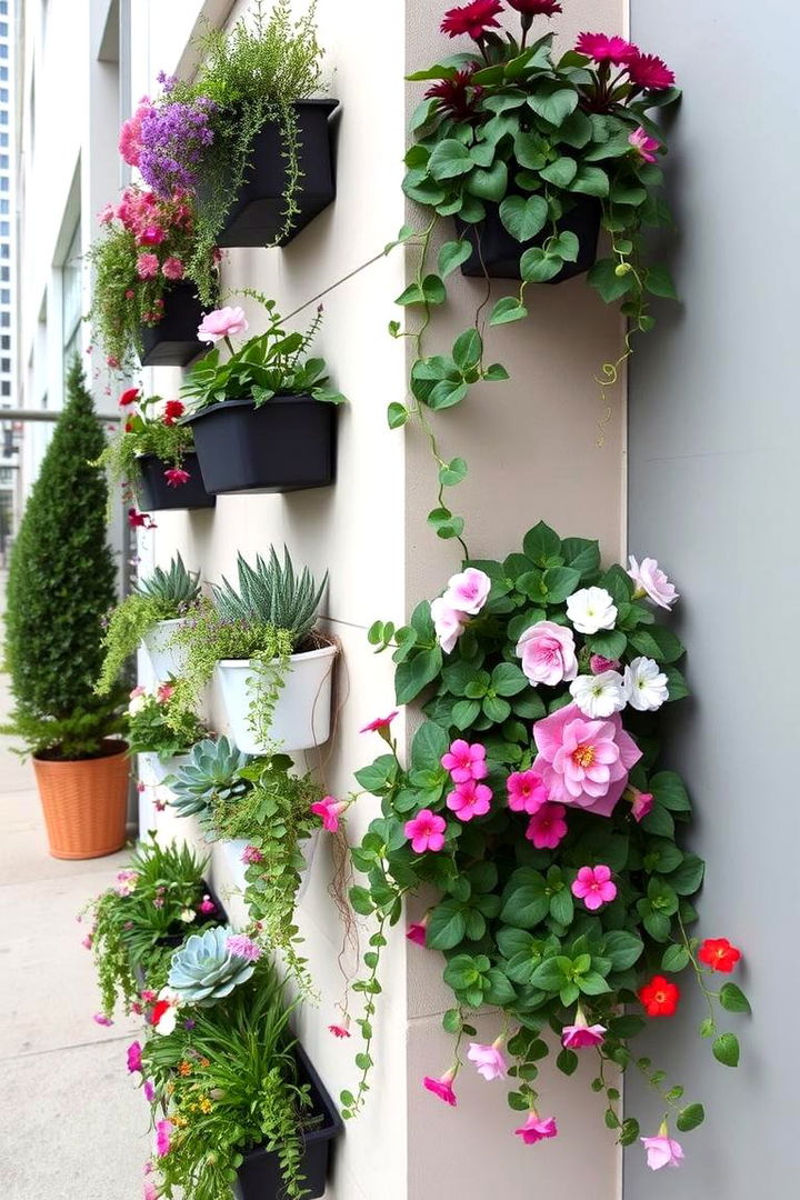 Lush Vertical Garden Haven - 22 Small Backyard Patio Ideas