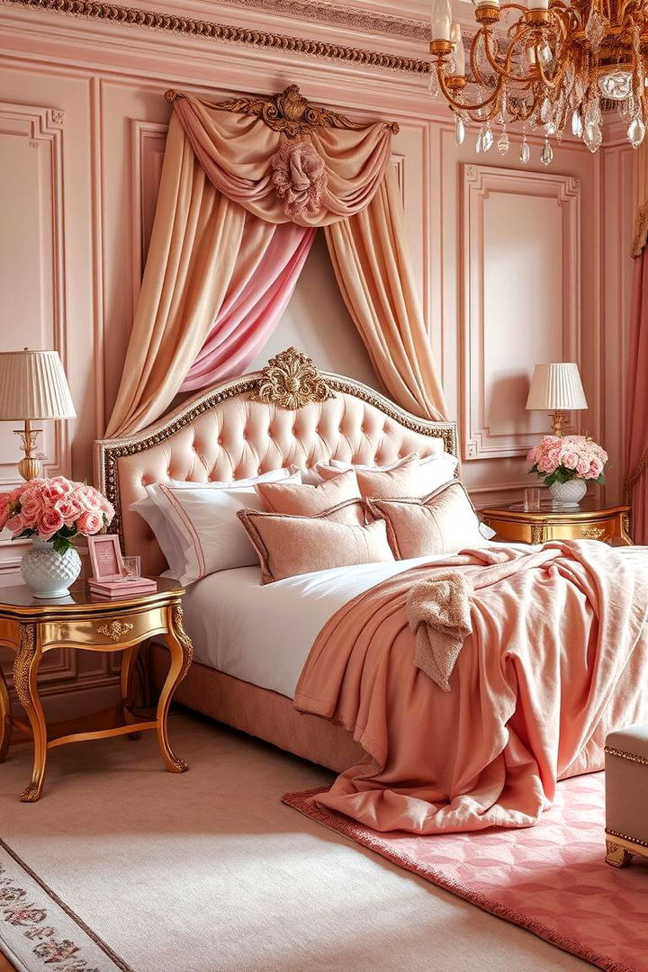 Luxe Blush Pink Details and Accessories - 22 Blush Pink Bedroom Ideas