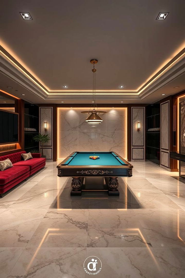 Luxe Championship Elegance - 22 Pool Table Room Ideas
