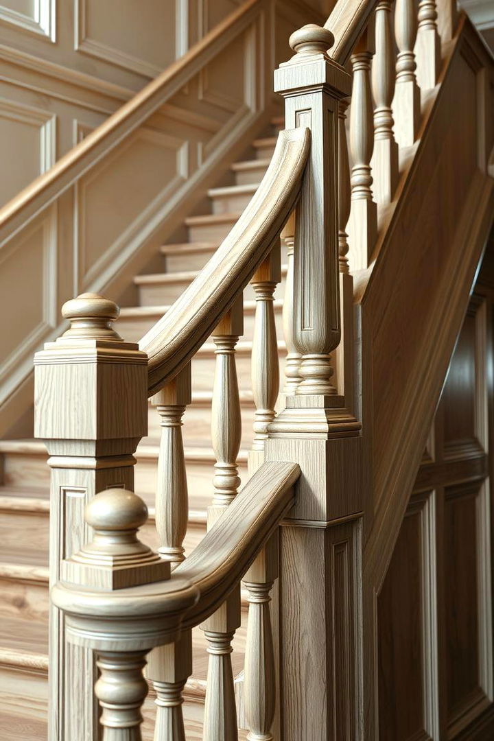Luxe Finishing Touches - 22 White Oak Staircase Ideas