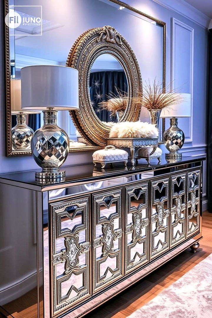 Luxe Glam - 22 Sideboard Decor Ideas