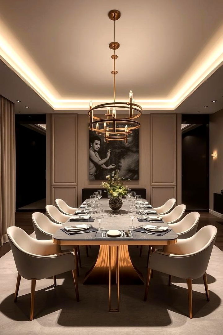 Luxe Minimalism in Paris - 22 Parisian Dining Room Ideas