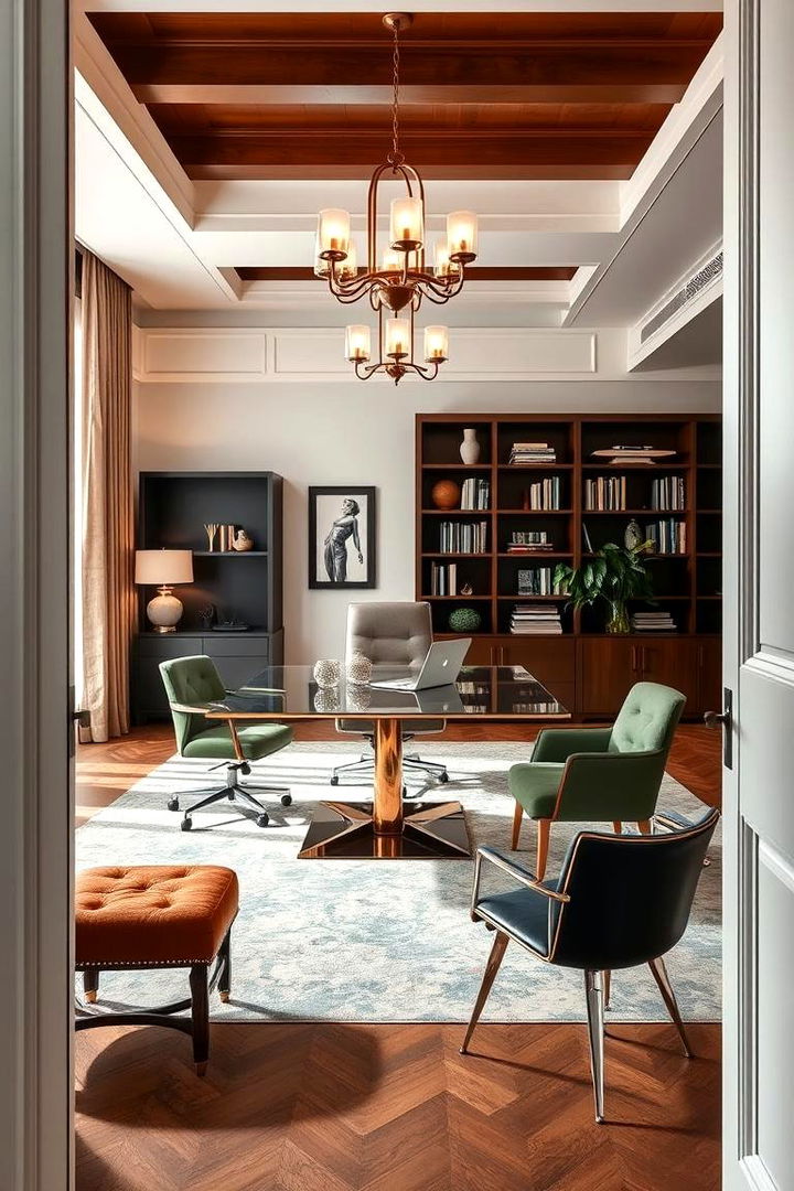 Luxe Office Designs - 22 Art Deco Interior Design Ideas