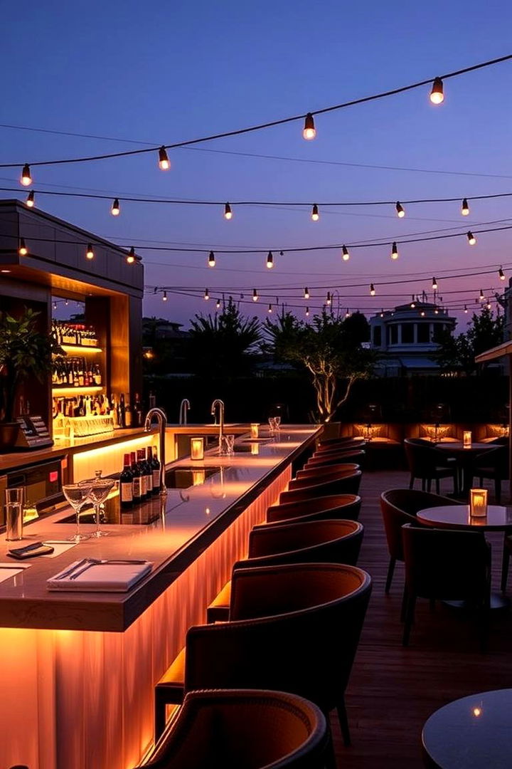 Luxe Outdoor Bar Experience - 22 Outdoor Living Room Ideas